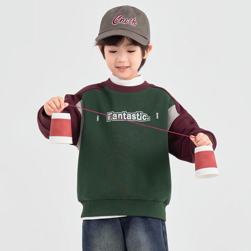 Jungen Winter Fleece Pullover Sweatshirt
