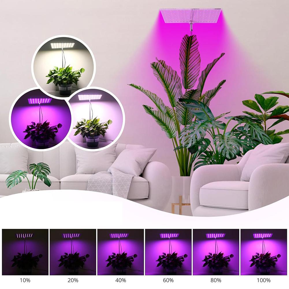 LED Plant Growth Lamp USB Charging Full Spectrum Lifting Light Dimmable Phyto Lamp for Seedling Green Plant Aquarium Succulent
