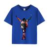 Kinder Michael Jackson Rock N Roll T-Shirt Kinder Mode Rundhals Oberteil Sommer Freizeitkleidung für Jungen und Mädchen