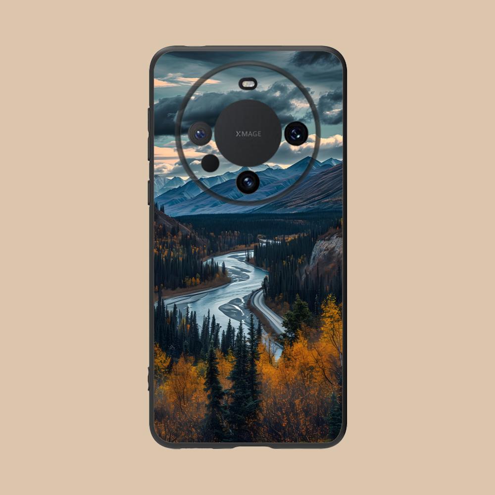 Mountain Forest Mobile Phone Case for Huawei Mate 60 50 40 30 20 10 Pro Plus Lite E 5G Colorful Printing Cover Luxury Smartphone