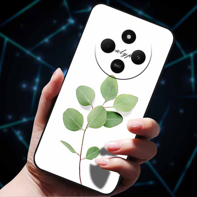 

3D Flowers Emboss Fundas For Xiaomi Redmi 14C 4G Case Soft Silicone Phone Cases for Redmi 14C Back Covers Xiaomi Redmi14C Coque Redmi 14C розы красного