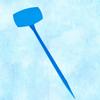 10Pcs Garden Plant Labels Waterproof Insertable Tags for Nursery Landscaping Clean Reusable Blue Size S