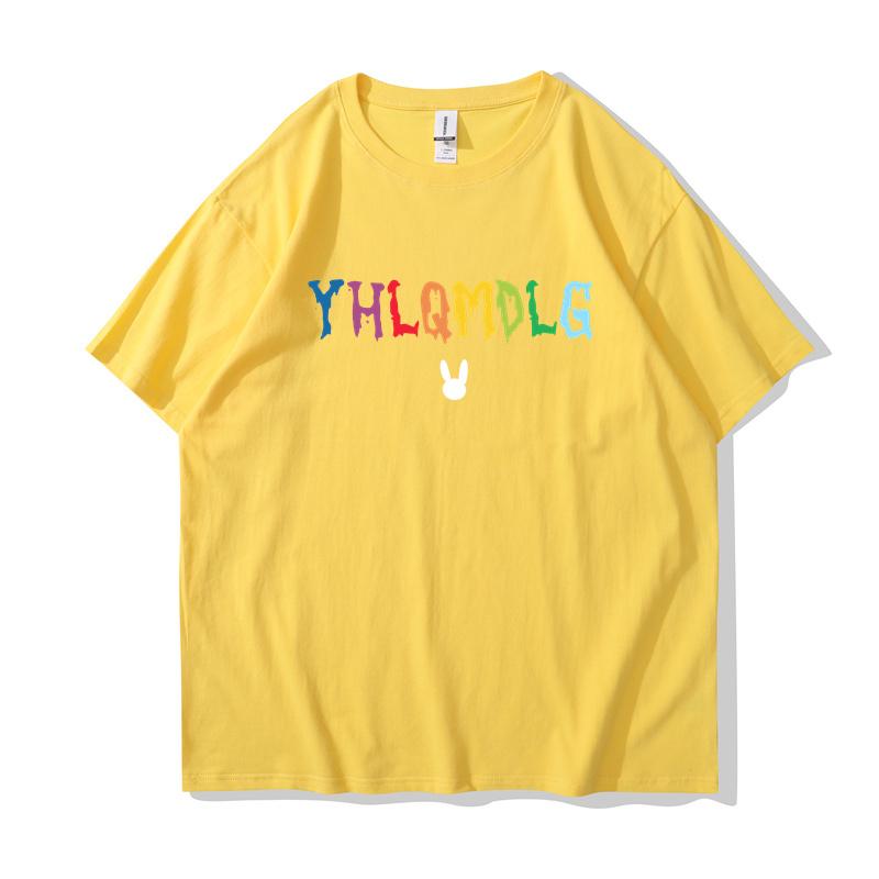 Rapper Bad Bunny Basis Classic Men Women T Shirt Cool Harajuku Tshirts Streetwear Summer 90s Female T-shirt Top Tee Clothes