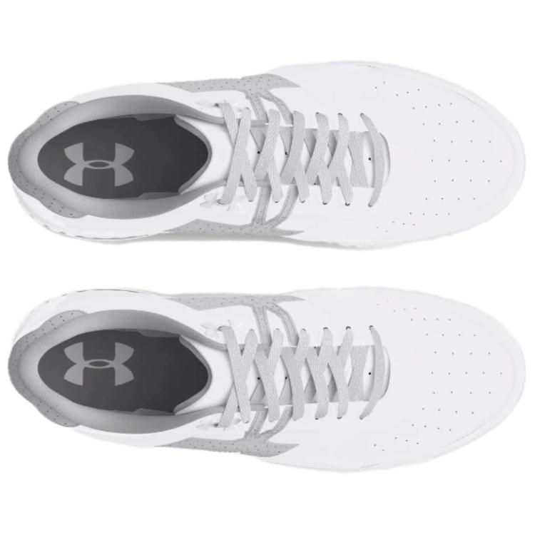 Under Armour Men's Court 96 Suede White Mod Gray 3028765-104