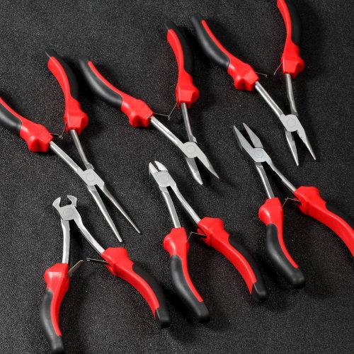 SPEEDWOX Mini Long End Nippers, Long Reach Wire Cutter, Compact Precision Work Tool with Long Tip for Automobiles, Motorcycles, Equipment, Computers,