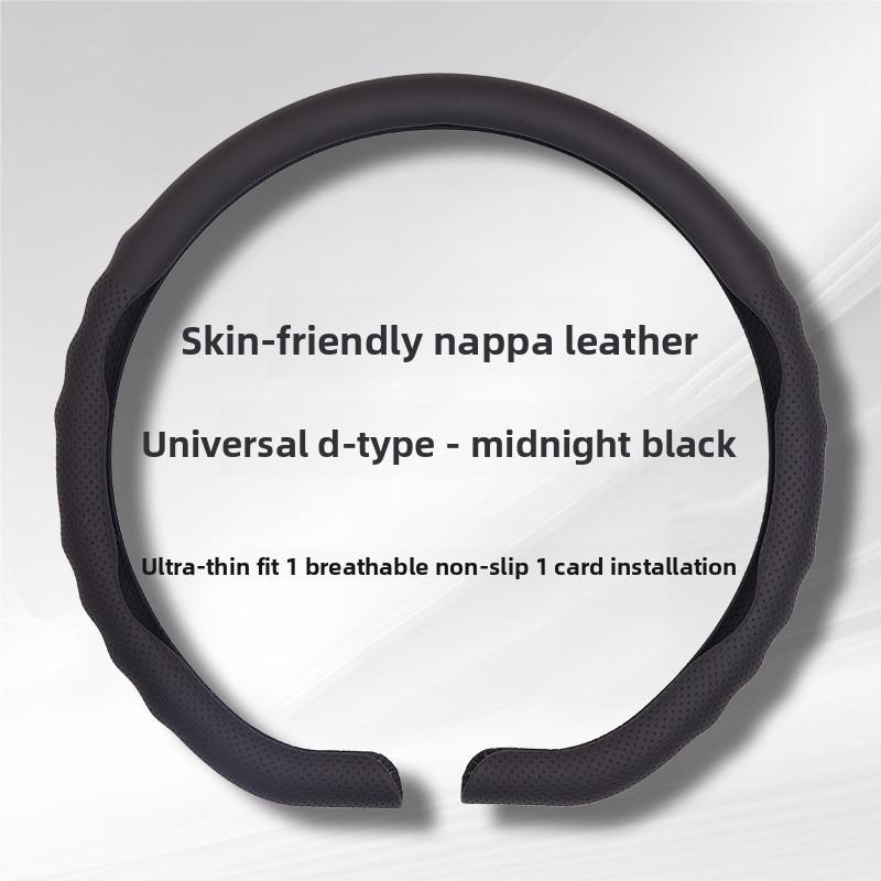 Xiaomi Anti-Slip Sweat-Absorbent Car Steering Wheel Cover Universal Ultra-Thin All-Season Suede Nappa Automotive Interior Accessories
