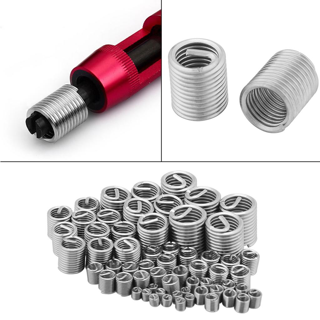 60pcs Stainless Steel Thread Repair Kit M3 M4 M5 M6 M8 M10