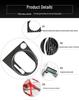 Carbon Fiber Interior Gear Shift Door Handle Patch for Volkswagen New Beetle Center Console