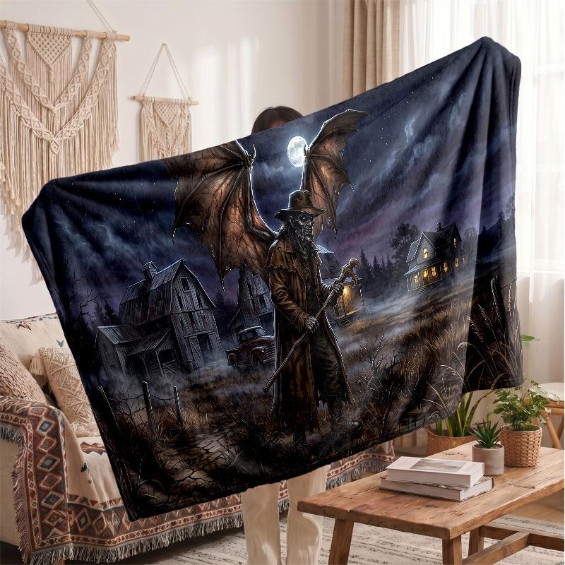 Warm Flannel BlanketJeepers Creepers The Creeper Soft Cozy Throw Blanket for Bedroom Couch