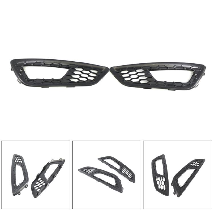 Front Fog Light Cover Foglight Lamp Lower Bumper Bezel Frame for Focus 15-18