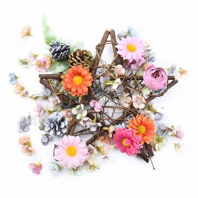 1/3 Stück Brauner Pentagramm Festival Heimdeko Zubehör Künstliche Blumen Süßigkeitenbox Hochzeit Braut Accessoires Vase DIY
