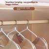 10Pcs Metal Clothes Hangers, Anti-Slip Heavy Duty Space Saving Hangers For Closet Organization, Garage, Boutique & Home Use