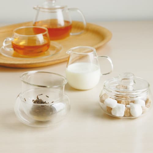 KINTO UNITEA Cup, 550ml, Dishwasher and Microwave Safe, Heat-Resistant Glass, Gift, 8292