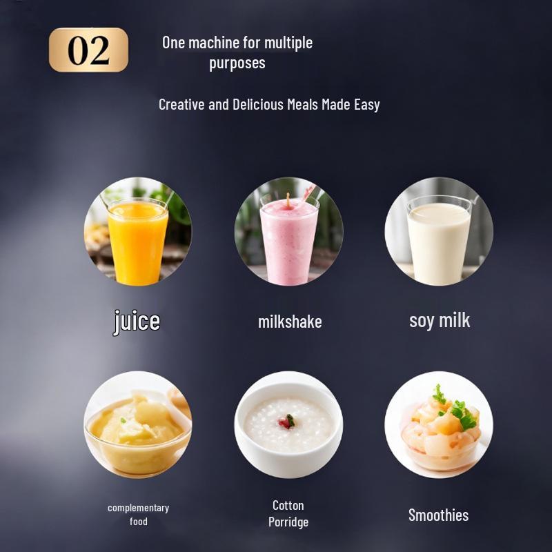Storcător Blender Portabil Electric Multifuncțional pentru uz Casnic - 26 Modele