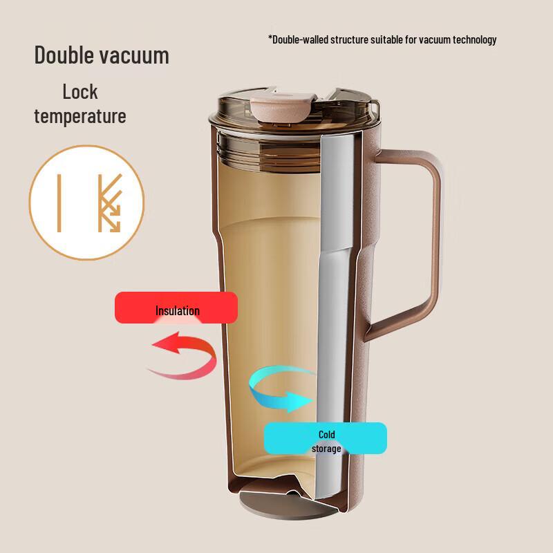 LOCK&LOCK Thermal Stainless Steel Mocha Coffee Mug 750ML