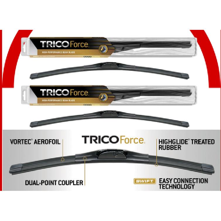 2-Wipers: 26  + 19  Trico Force All-Season Beam Wiper Blades - 25-260 25-190