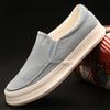 Fashion Autumn Men Casual Canvas Shoes 2025 New Breathable Soft Slip-On Leisure Men Loafer Sneakers Comfort Low-top Sneakers Footwear