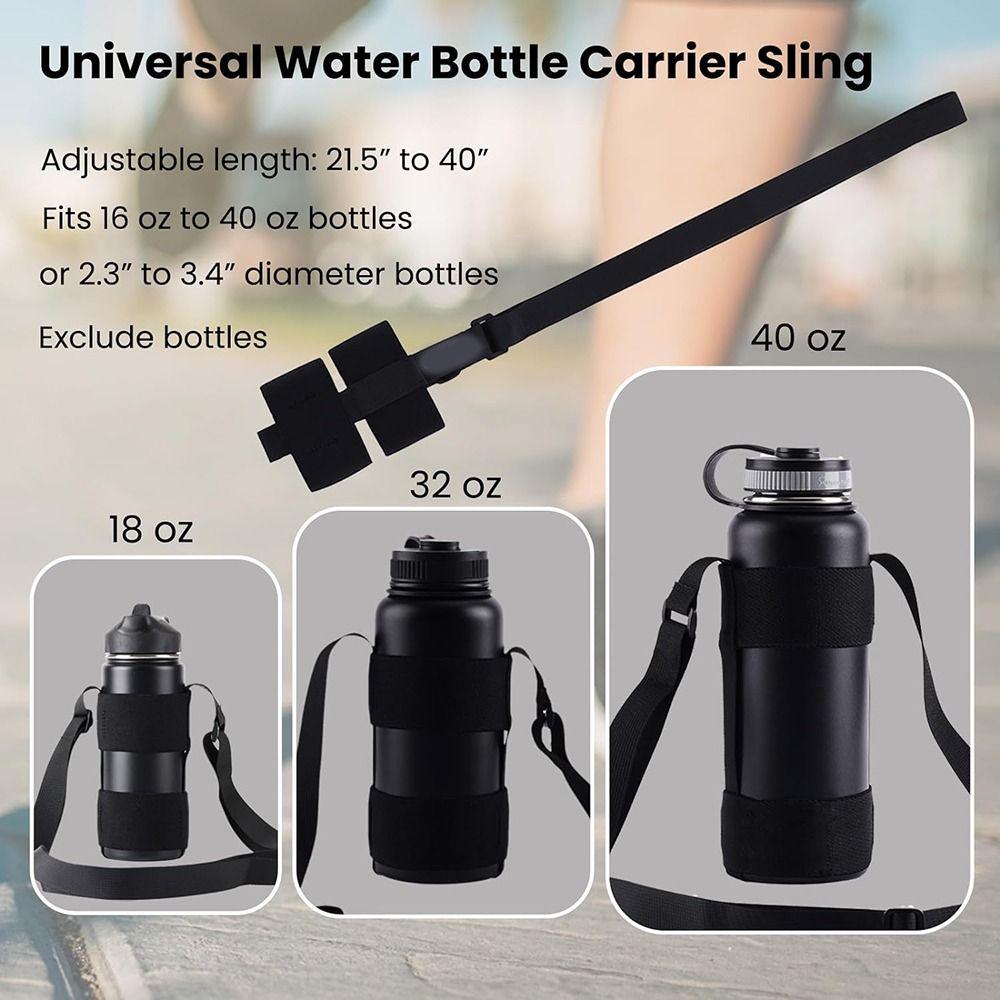 Universal Bottle Shoulder Strap Adjustable Water Bottle Holder Water Bottle Carrier Sling