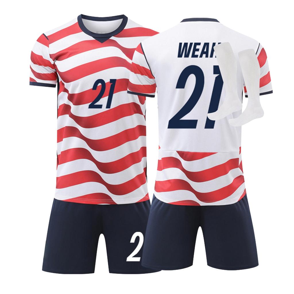 2526 Away Jerseys Sports Team Uniform Set Football Training Suit Set