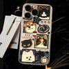 Checked cat and dog avatar iPhone17/16Promax mobile phone case is suitable for Apple 15 space case 13 cute 14.
