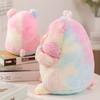 20-50cm Kawaii Rainbow Pig Holding Shell Plush Toy Cartoon Stuffed Colorful Animals Plushies Doll Anime Soft Toys Birthday Gift