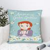 Anne of Green Gables Pillow Cover  Soft Cushion Cover Morden Pillow Case For Sofa Home Decoration