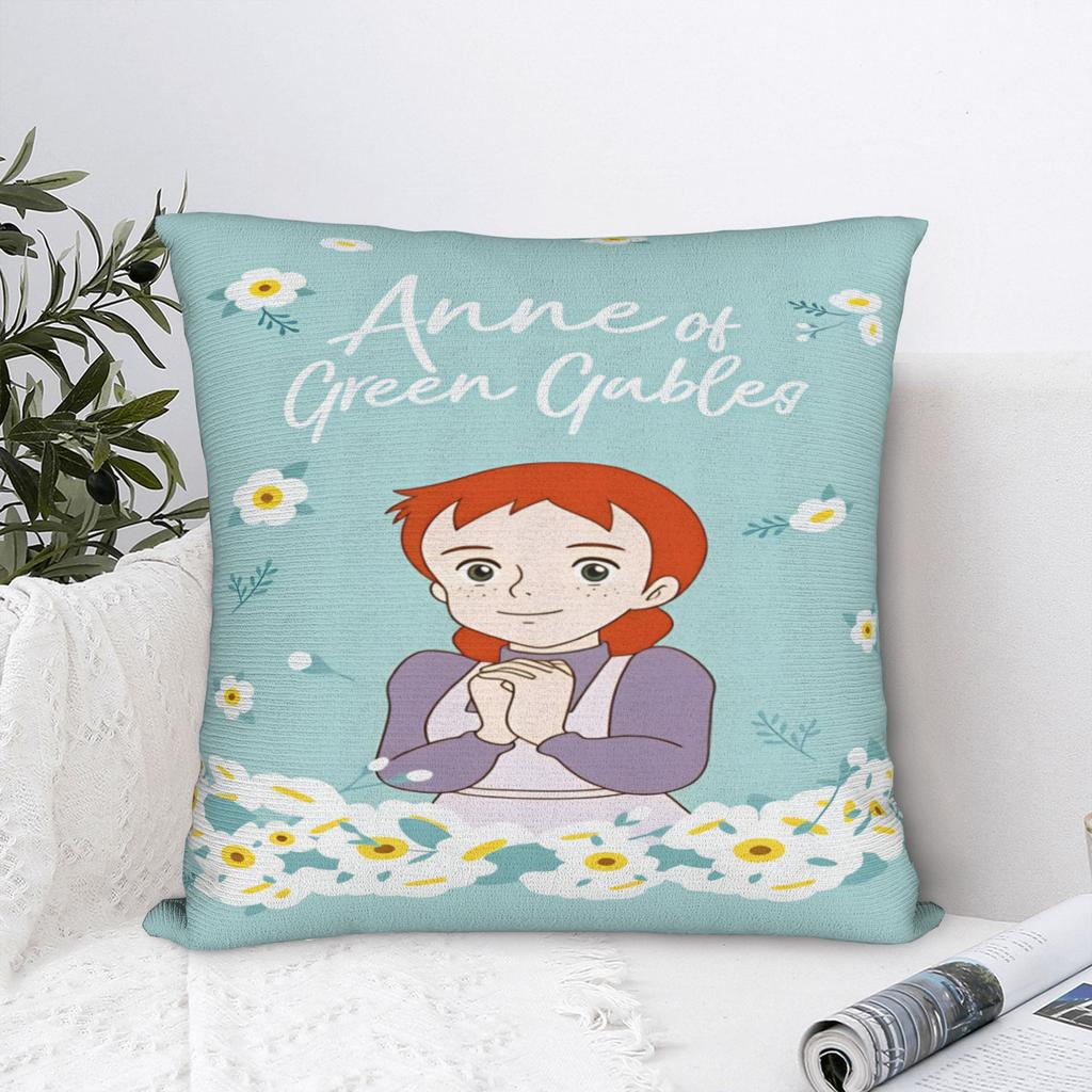 Anne of Green Gables Pillow Cover Soft Cushion Cover Morden Pillow Case For Sofa Home Decoration