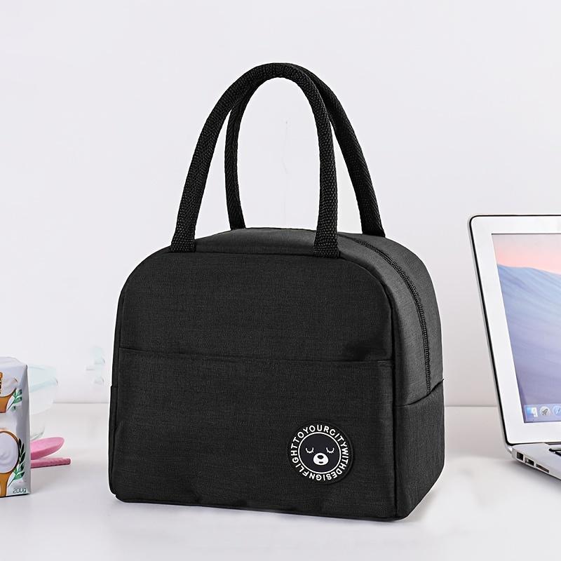 

1Pc New Insulated Bag, Reusable Insulated Bag, Suitable For Work, Camping, Travel, Multiple Universal Carrying Methods, Non-Food Contact чёрный