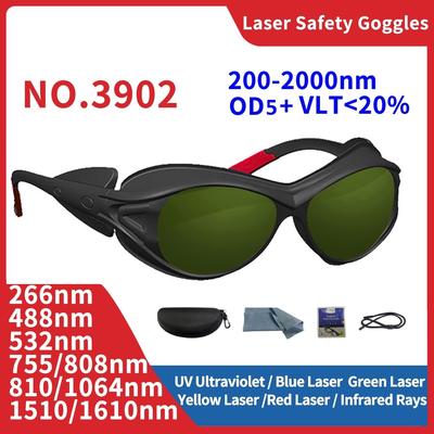 Laserbrille für alle Wellenlängen 200–2000 nm, Schutzbrille zur zahnärztlichen Haarentfernung, Strahlenschutz, industrieller IR-IPL