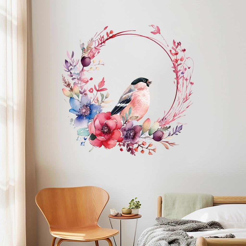 Elsternkranz Fensteraufkleber für Glas Eingang und Ladendekoration