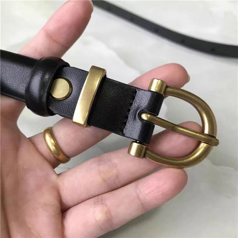 Women Belt PU Leather Female Fashion Metal Belt Buckle Waistband High Quality Trend Belt