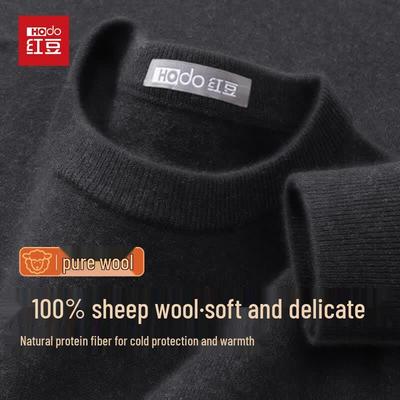 Pánský svetr Hodo s kulatým výstřihem ze 100% merino vlny