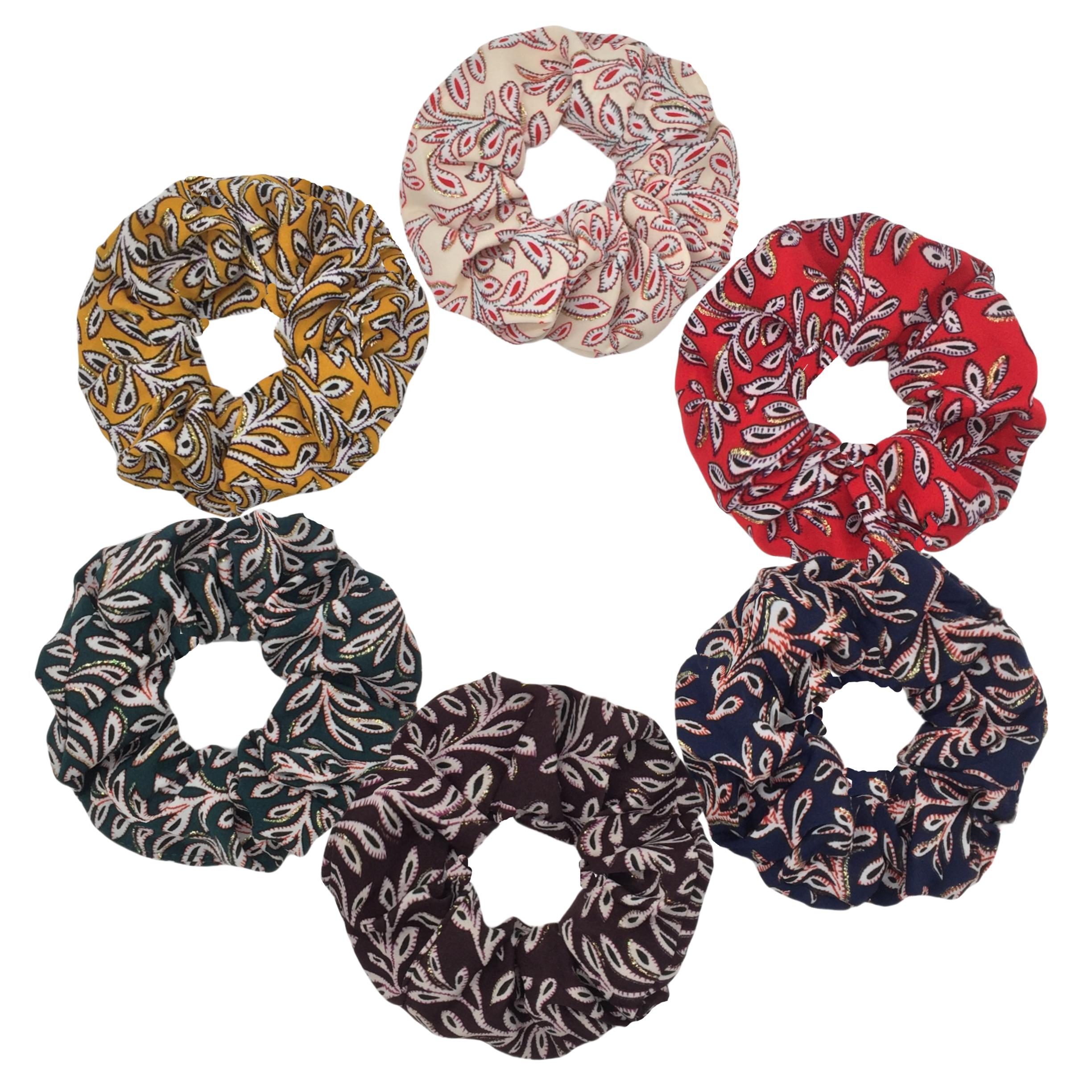 

6 шт./лот Держатель для резинок для волос Головной убор Позолоченный лист Женские Девичьи Скранчи Аксессуары Эластичная резинка для хвостика Роскошь