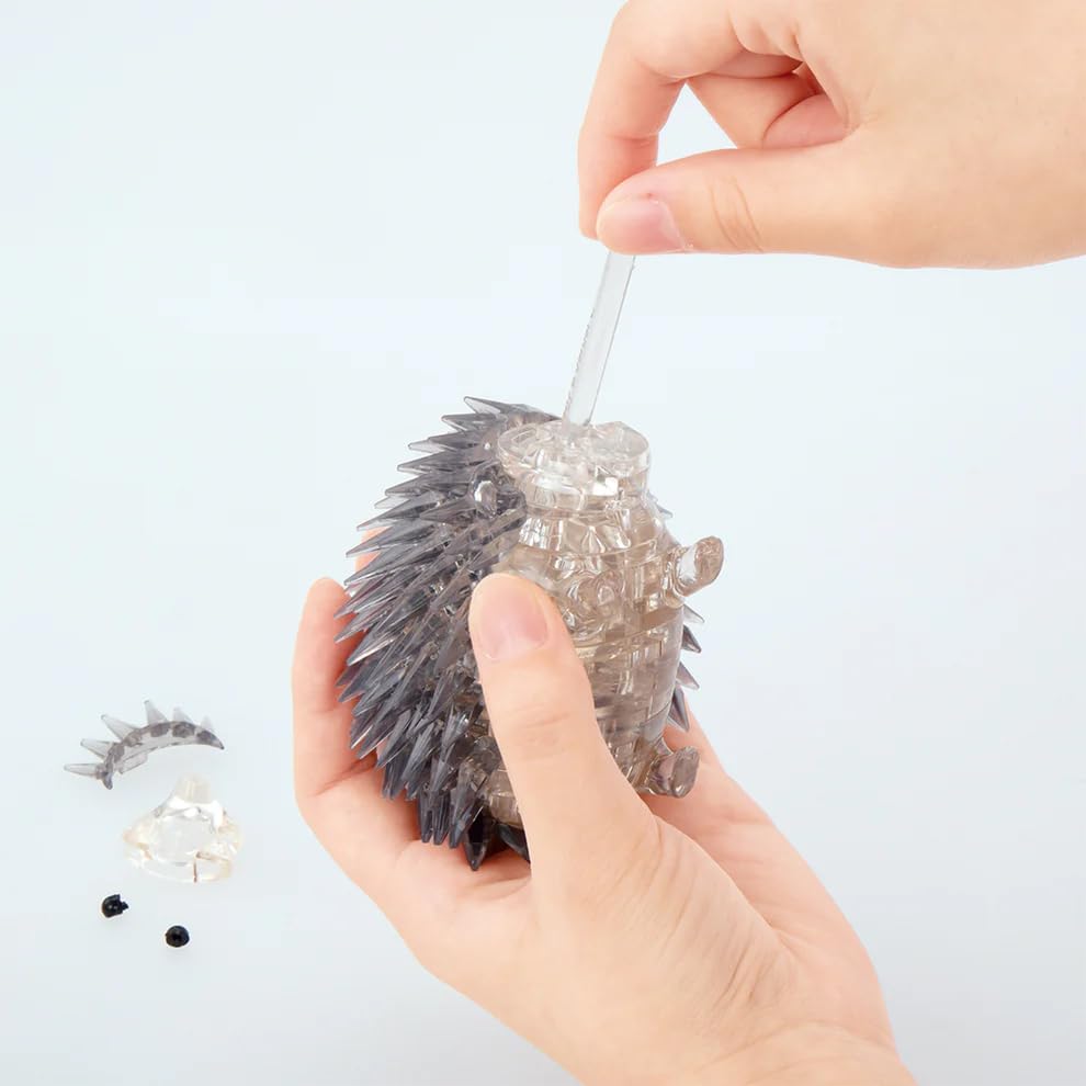 BEVERLY 55-teiliges Kristallpuzzle, Igel Grau, 50313