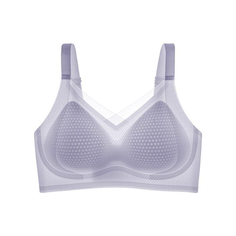 Cool Seamless Bras Women Thin Push Up Breathable Support Small Large Cups