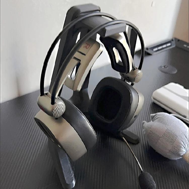 Desktop Headphone Stand Holder Rack Space Saving Desktop Organizers Display Earphone Mount Hanger Headset Support Stand