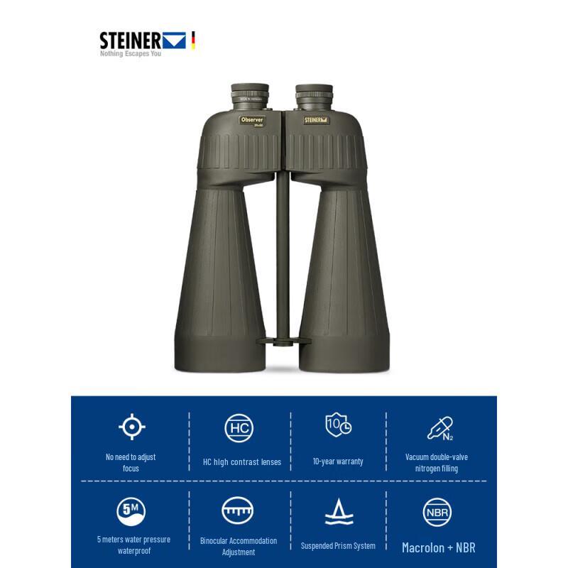

STEINER Observer 20x80 Professional HD Binoculars