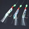 5 Pcs New Soft Fishing Lure Rigs Bait Jigs Lure Soft Lure Worn String Crystal Barbed Hook Fishing Lures