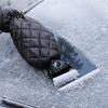Ergonomic Snow Shovel for Winter Car with Built-in Glove, Integrated Ice Scraper Mitt Durable Truck Windshield Windshield, Portable Frost Removal Tool