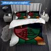 3PCS Champions Celebration Printed Soft Bedding Set,Including 1pc Duvet Cover And 2pcs Pillowcases Perfect for Bedroom, Dormitory, Fan gift
