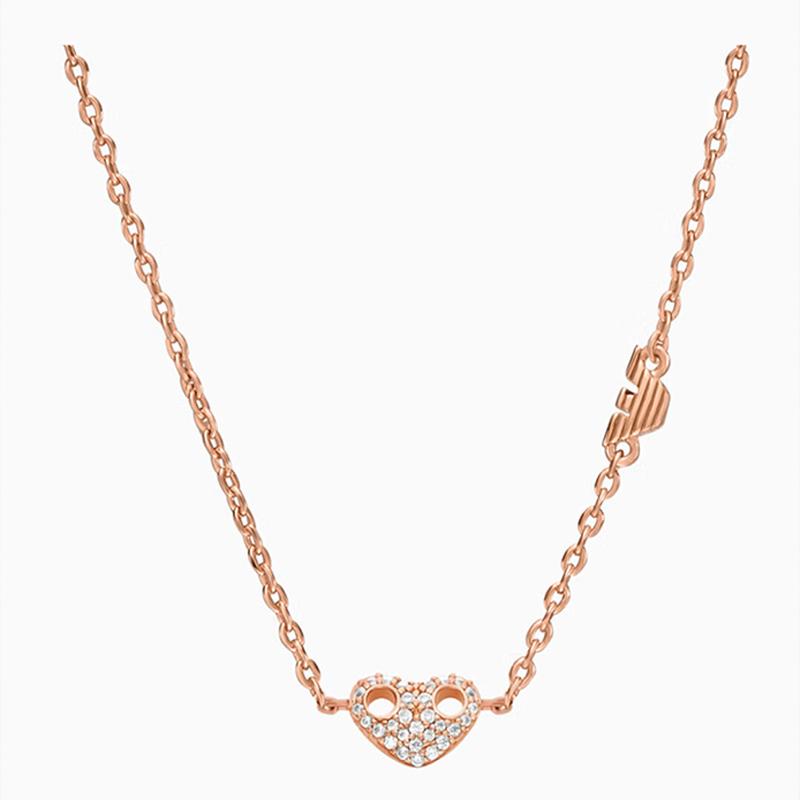 

Emporio Armani Heart Lobster Clasp Slim Necklace Women necklace EG3648221 F,EG3648221