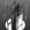 למארז ZTE Nubia Z60 Ultra מארז מסגרת מתכת מסגסוגת אלומיניום למכשיר ZTE Nubia Z60Ultra כיסוי אחורי שקוף מט מפלסטיק אקרילי פגוש