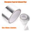 Aluminium Foil Fiberglass Tape 48mmx5m Heat Insulation Air Duct Ducting Exhaust Pipe for Car VAN Camper Caravan