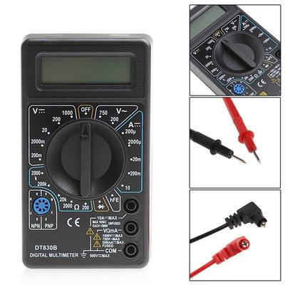 DT830B LCD Digital Multimeter Voltmeter Ammeter AC DC Voltage OHM Circuit Tester