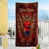 Lamin Yamal Customize Text Beach Towel Quickdry Soft Microfiber Portable For Swimmingbeachcamping Travel Beach Accessoriesgym
