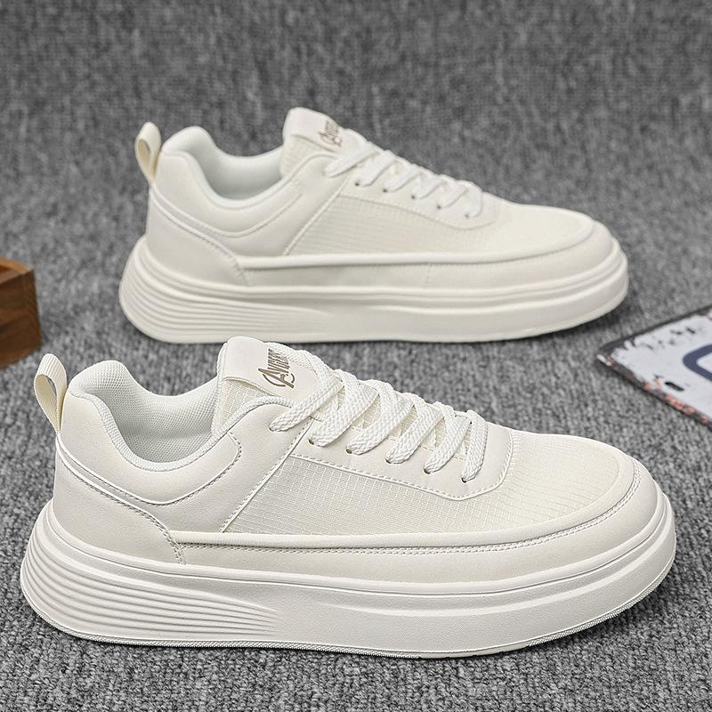 Mesh little white shoes men's spring and summer Korean version trendy versatile breathable board shoes comfortable thick sole heightening sports and