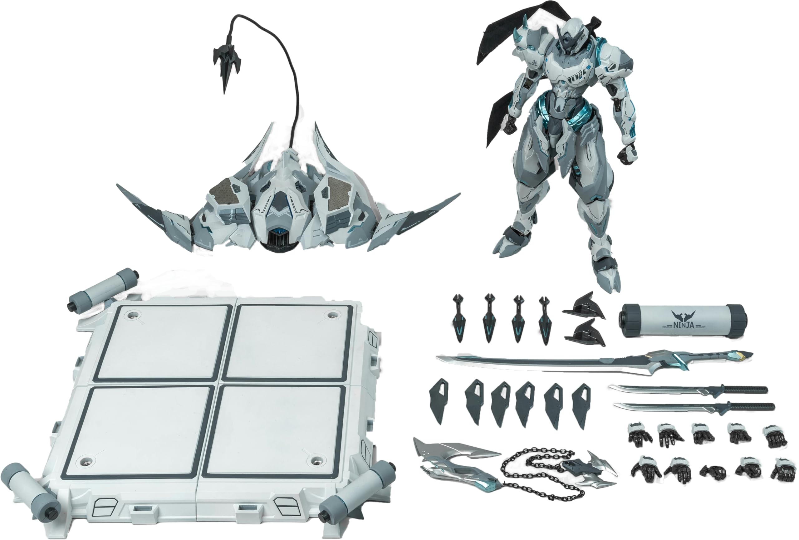 

ZEN Коллекционный CD 07W Тень Senmei Белый и Окрашенная фигурка из сплава PM с подвижными частями [Zodo Model] Царство Призраков, POM, ABS,