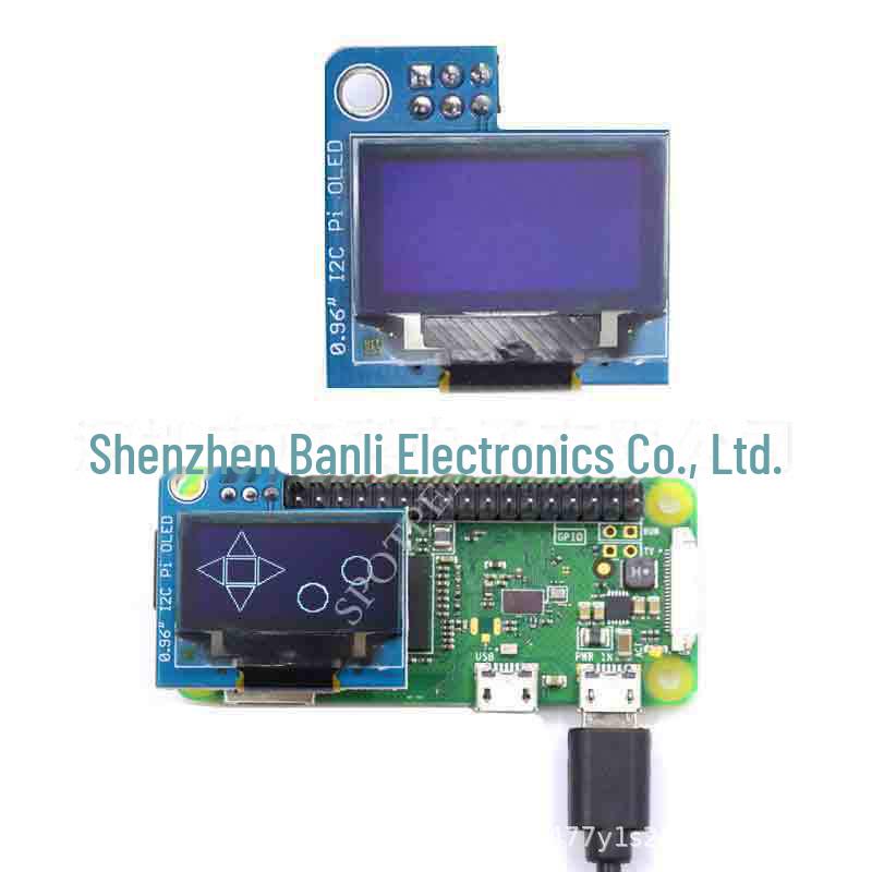 

Модуль міні-дисплея OLED 0,96 для Raspberry Pi, Білий, I2C, Роздільна здатність 128x64