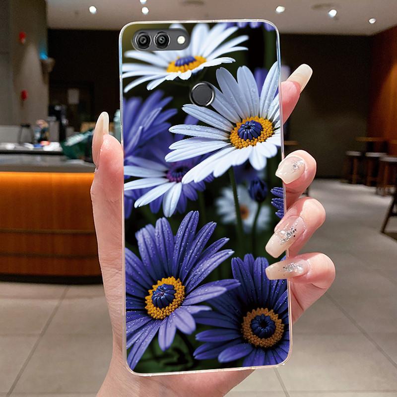 Casing For Huawei Y9 2018 Case Luxury Dragon Cute Cool Boys Girls Transparent Soft Silicone Phone Case Huawei Y9 2018 Back Cover