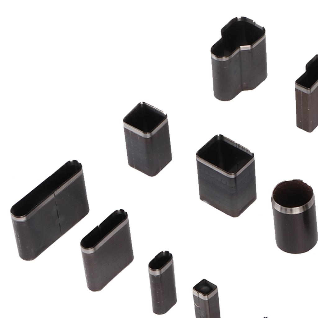24Pcs Hollow Punch Cutter High Carbon Steel Assorted Styles Box Packed Leather Cutter Punch for Fabric Clay DIY Belt
